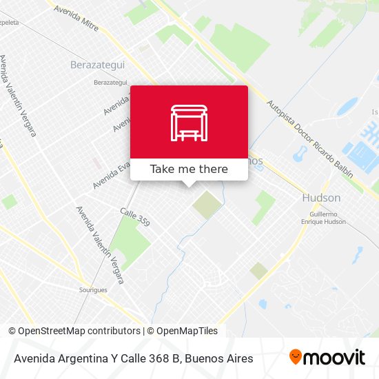 Avenida Argentina Y Calle 368 B map