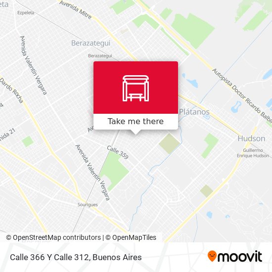 Calle 366 Y Calle 312 map