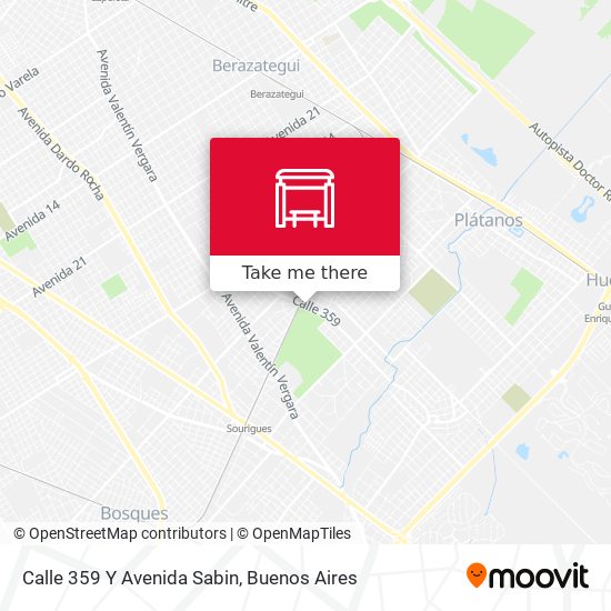 Mapa de Calle 359 Y Avenida Sabin