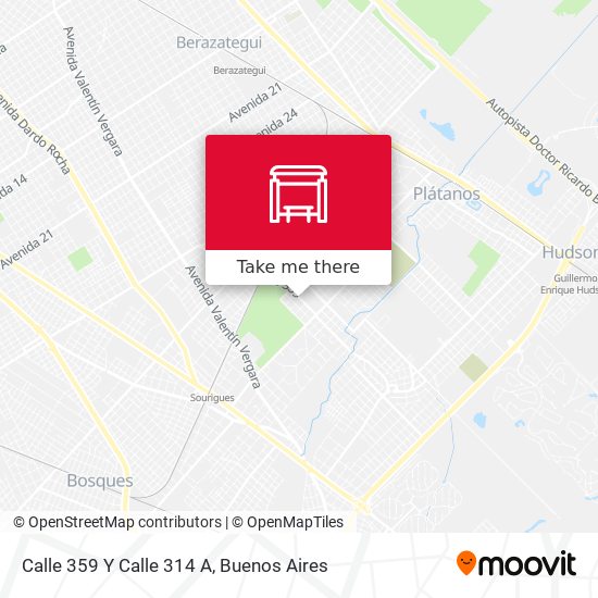 Mapa de Calle 359 Y Calle 314 A