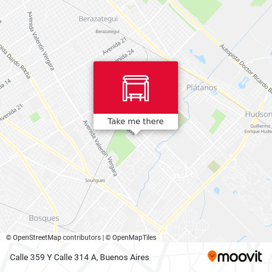 Mapa de Calle 359 Y Calle 314 A