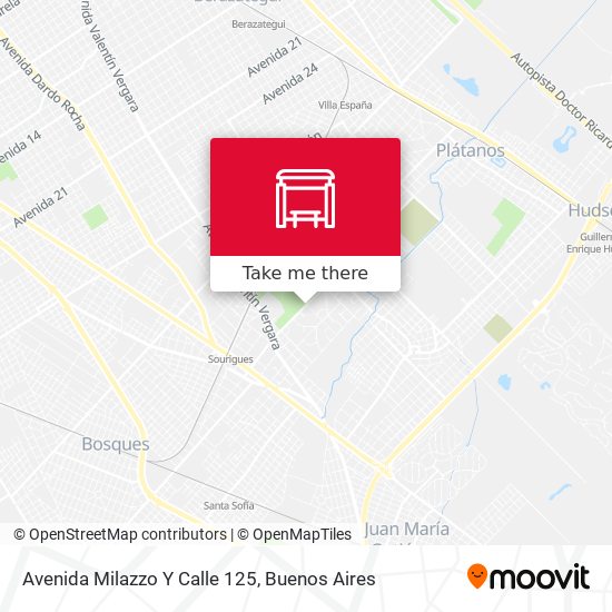 Avenida Milazzo Y Calle 125 map
