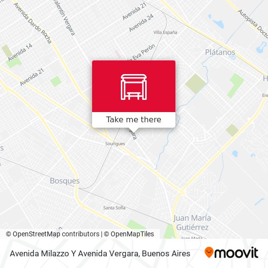 Avenida Milazzo Y Avenida Vergara map