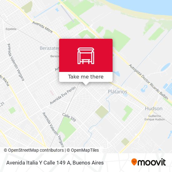 Mapa de Avenida Italia Y Calle 149 A