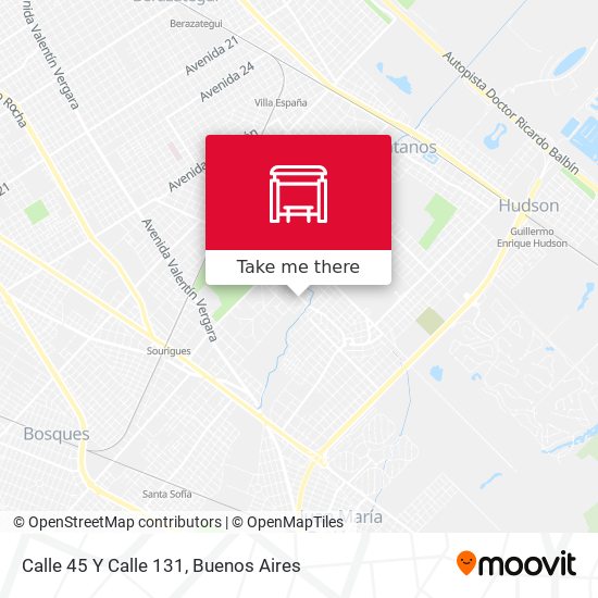 Calle 45 Y Calle 131 map