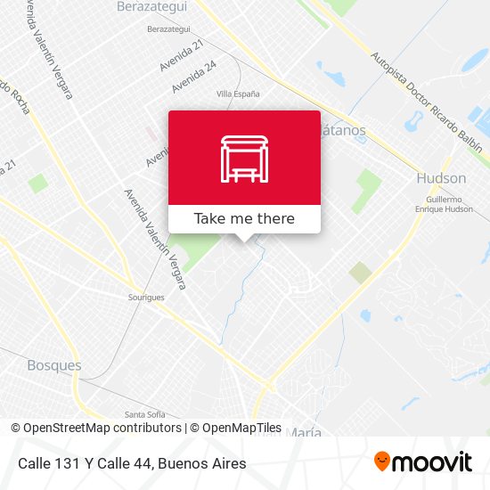 Mapa de Calle 131 Y Calle 44