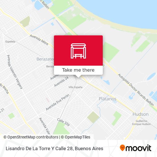 Lisandro De La Torre Y Calle 28 map