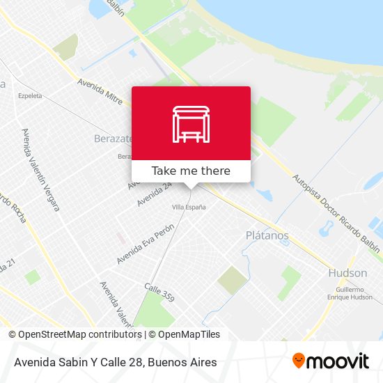 Avenida Sabin Y Calle 28 map