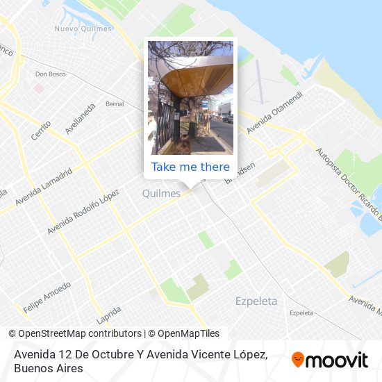 Avenida 12 De Octubre Y Avenida Vicente López map
