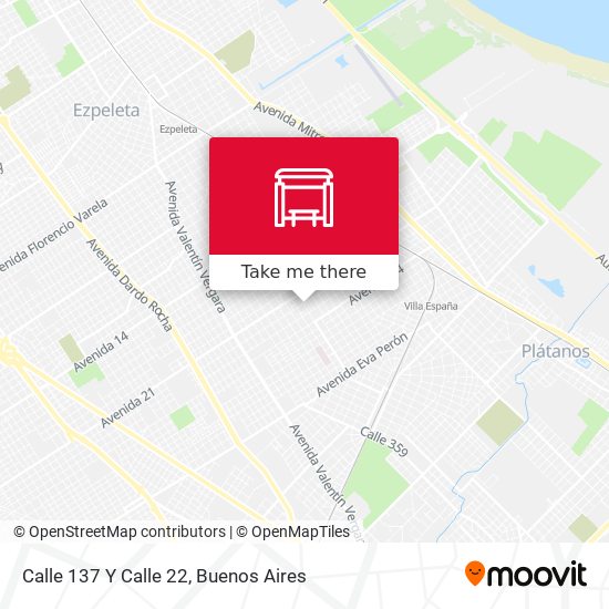 Calle 137 Y Calle 22 map