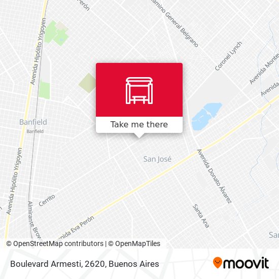 Boulevard Armesti, 2620 map