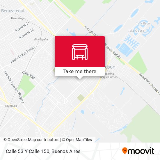 Mapa de Calle 53 Y Calle 150