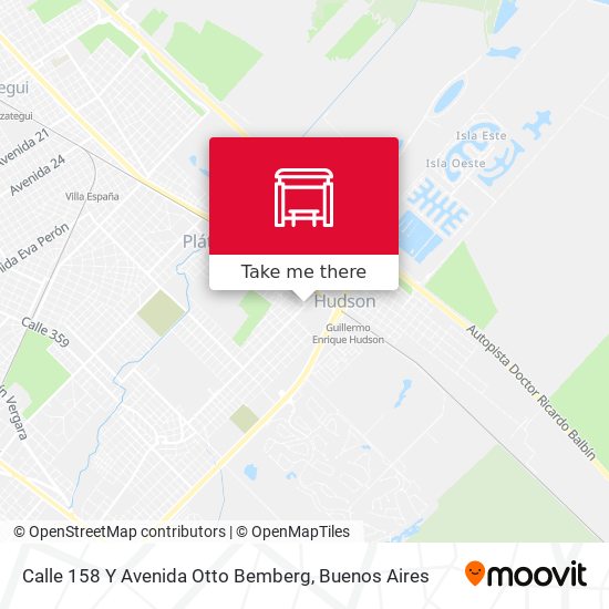 Calle 158 Y Avenida Otto Bemberg map