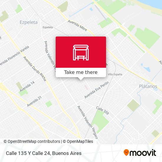 Mapa de Calle 135 Y Calle 24