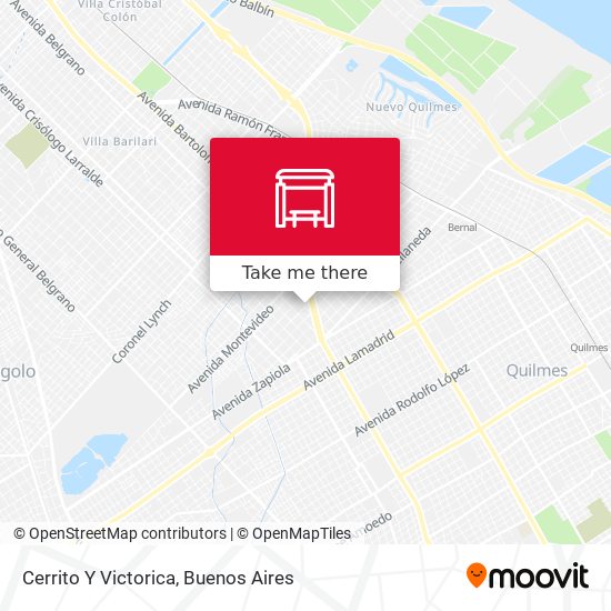 Cerrito Y Victorica map