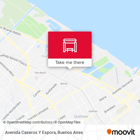 Mapa de Avenida Caseros Y Espora