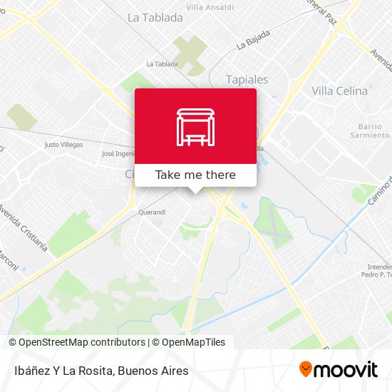 Ibáñez Y La Rosita map