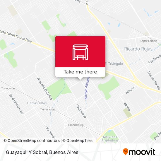 Mapa de Guayaquil Y Sobral