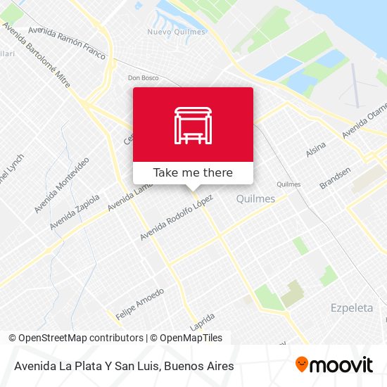Avenida La Plata Y San Luis map