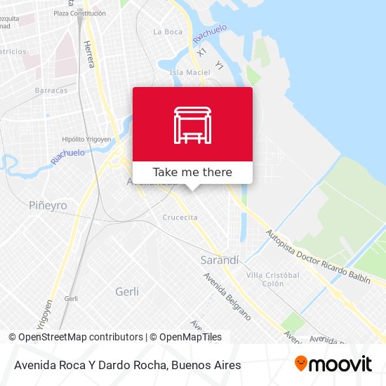 Mapa de Avenida Roca Y Dardo Rocha
