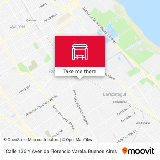 Calle 136 Y Avenida Florencio Varela map