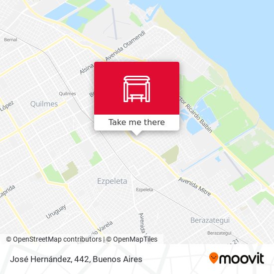 Mapa de José Hernández, 442