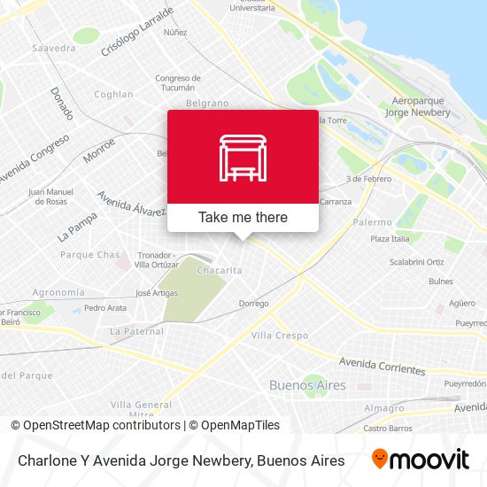 Charlone Y Avenida Jorge Newbery map