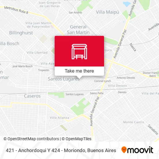 421 - Anchordoqui Y 424 - Moriondo map