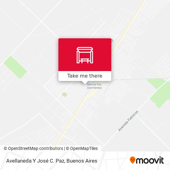 Avellaneda Y José C. Paz map