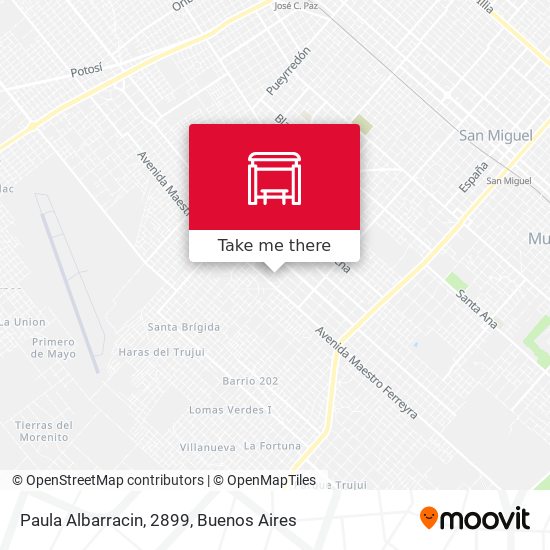 Paula Albarracin, 2899 map
