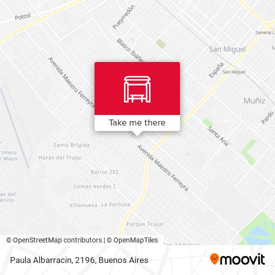 Paula Albarracin, 2196 map