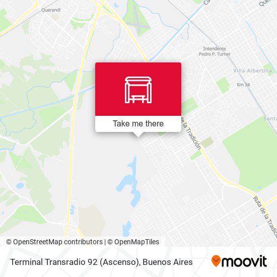 Terminal Transradio 92 (Ascenso) map