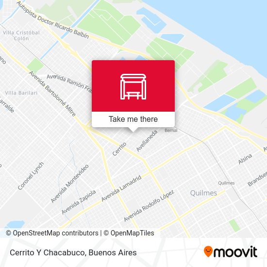 Cerrito Y Chacabuco map