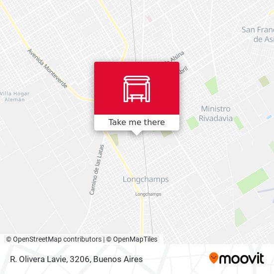 Mapa de R. Olivera Lavie, 3206
