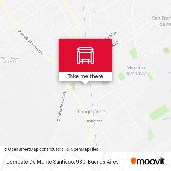 Mapa de Combate De Monte Santiago, 980