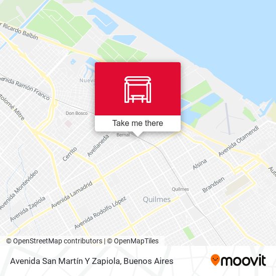Avenida San Martín Y Zapiola map