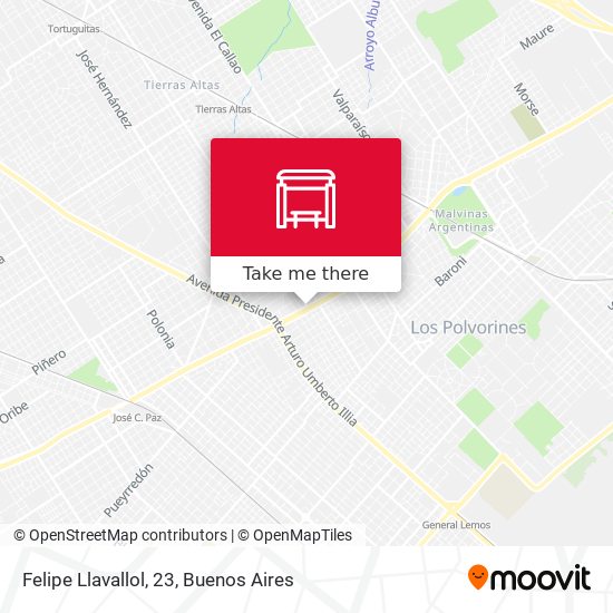 Mapa de Felipe Llavallol, 23