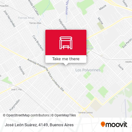 José León Suárez, 4149 map