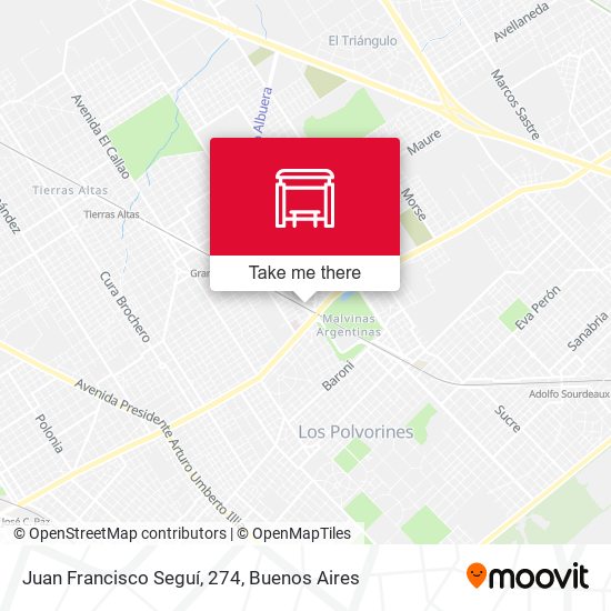 Juan Francisco Seguí, 274 map