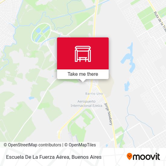 Escuela De La Fuerza Aérea map