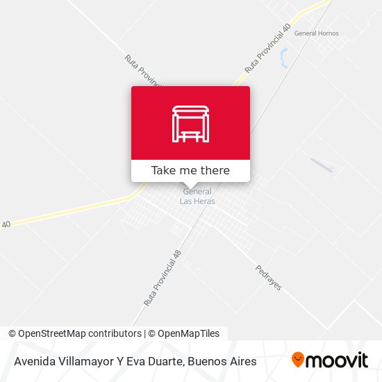 Avenida Villamayor Y Eva Duarte map