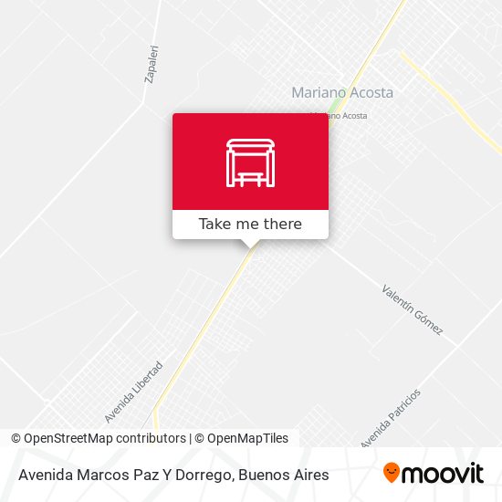 Avenida Marcos Paz Y Dorrego map