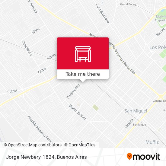 Mapa de Jorge Newbery, 1824