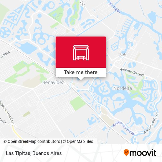 Mapa de Las Tipitas