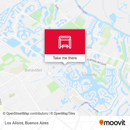 Los Alisos map