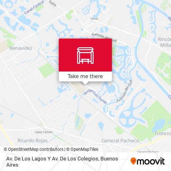 Av. De Los Lagos Y Av. De Los Colegios map