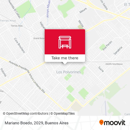 Mariano Boedo, 2029 map