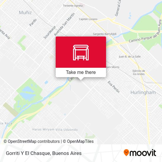 Gorriti Y El Chasque map
