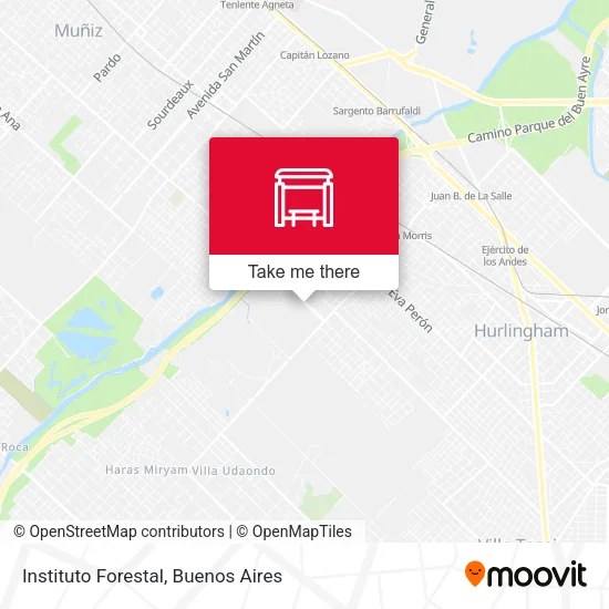 Instituto Forestal map