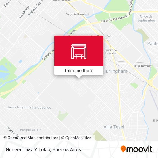 Mapa de General Díaz Y Tokio